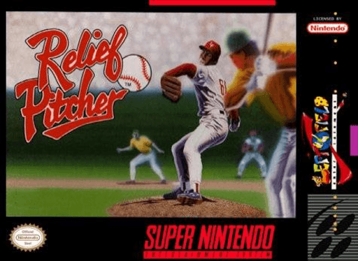 Relief Pitcher box art for Super Nintendo